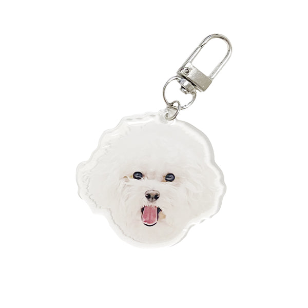 Custom Pet Face Acrylic Keychain