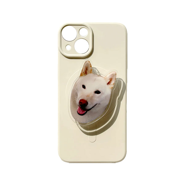 Custom Phone Grip with Pet Face