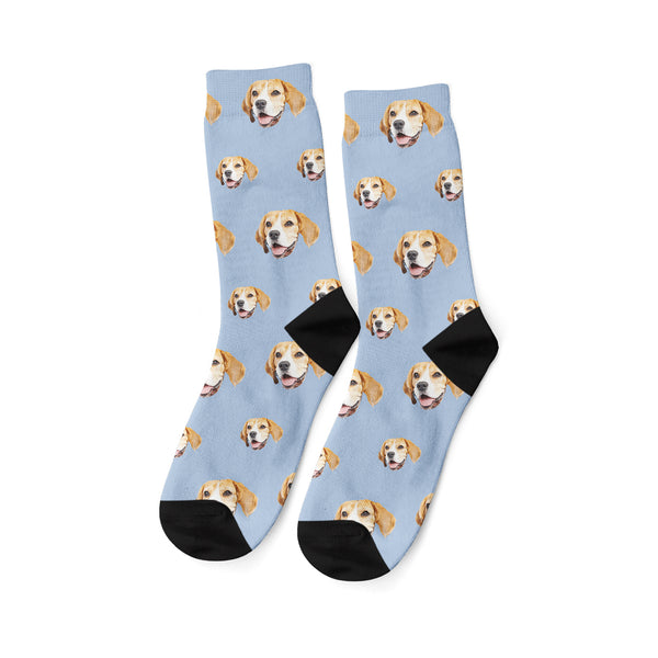 Custom Mutiple Pet Face Socks - Multi Faces
